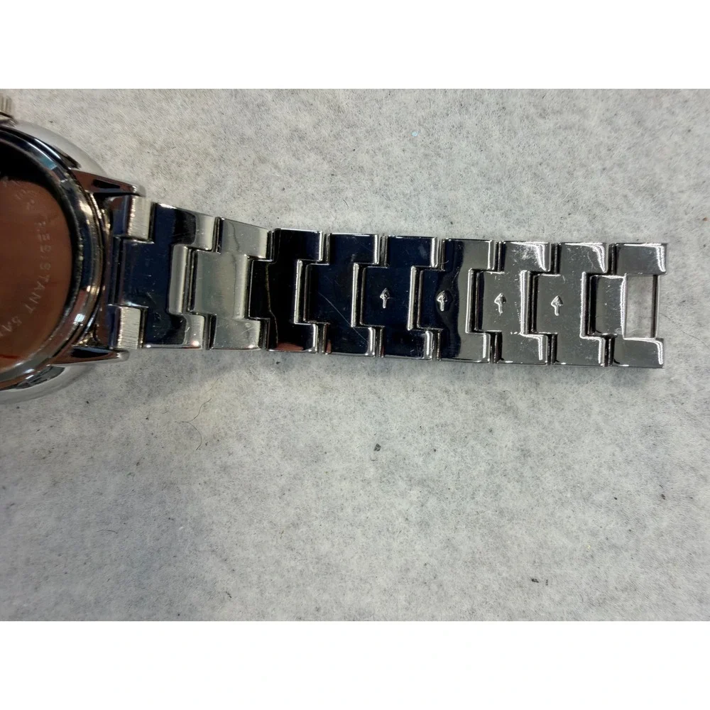 Brigada Mens Quartz Watch Blue Sunray Dial Stainless Steel Date BJD-3009G READ